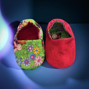 Red and green flowers